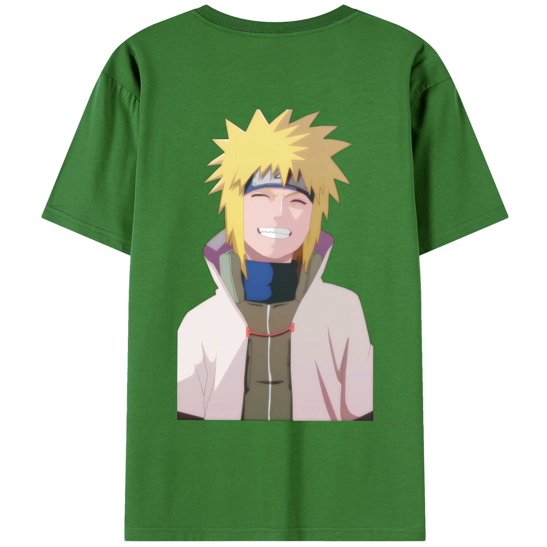 （画像用） NARUTO -ナルト- 波風 ミナト Namikaze Minato レディース半袖Tシャツ(バックプリント)